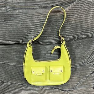 NÚNOO handmade leather bright Green Women's Shoulder Bag
